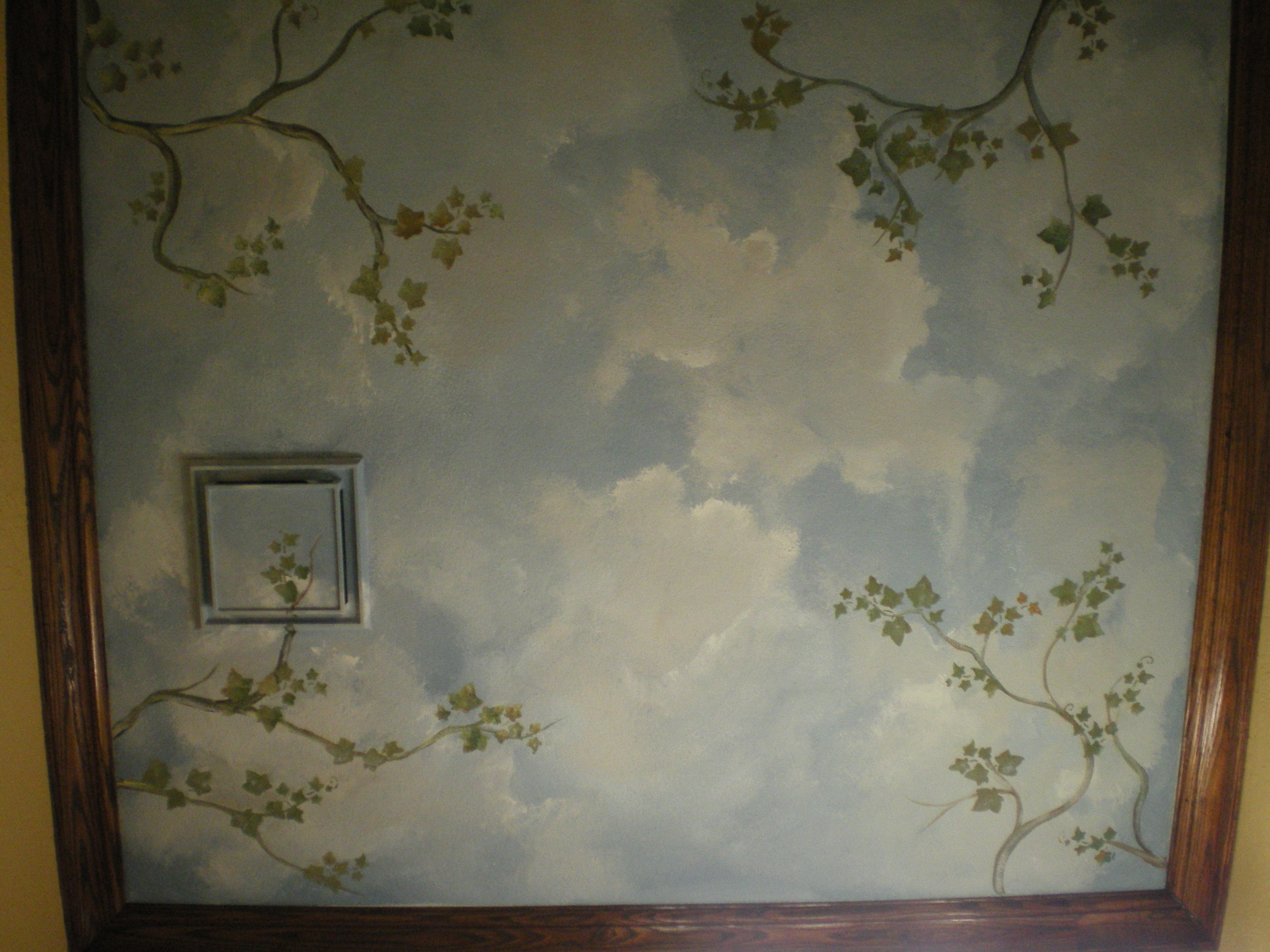 Powder Bath Ceiling Clouds